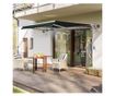 Outsunny Perdea De Soare Rulanta Manuala De Perete Tesatura De Poliester 2.5 × 2m Verde thumbnail 3