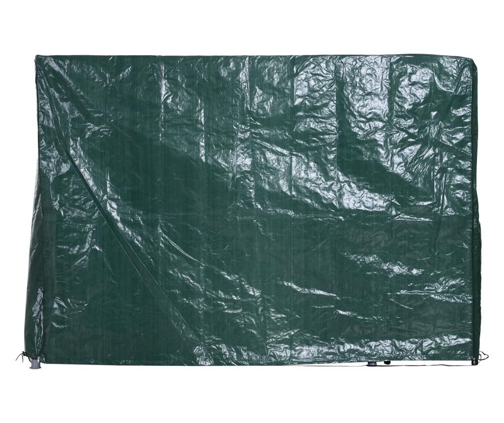 Outsunny Prelata De Acoperit Pentru Mobilier De Extern Impermeabil Anti Mucegai Cu Fixaj In Pe, Verde,215x155x150cm - 4