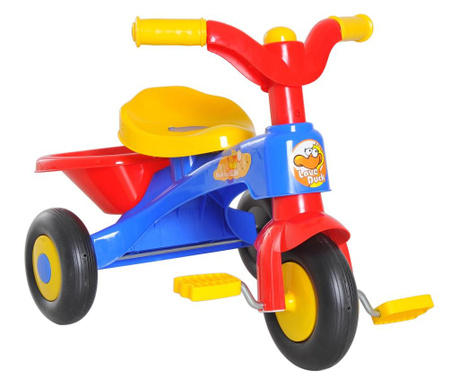 Homcom Tricicleta Cu Pedale Ci Clacson Pentru Copii Colorat Din Plastic