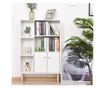 Homcom Fehér Fenőfa Könyvespolc Lábakkal 80 x 23,5 x 118cm thumbnail 3