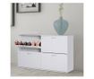 Homcom Dulap Pantofi Capacitate 24 Perechi Din Lemn, Alb, 120x24x81cm