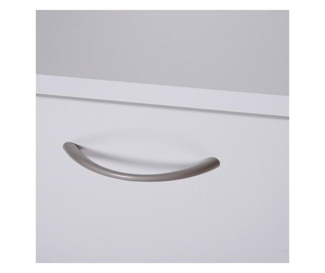 Homcom Dulap Pantofi Capacitate 24 Perechi Din Lemn, Alb, 120x24x81cm