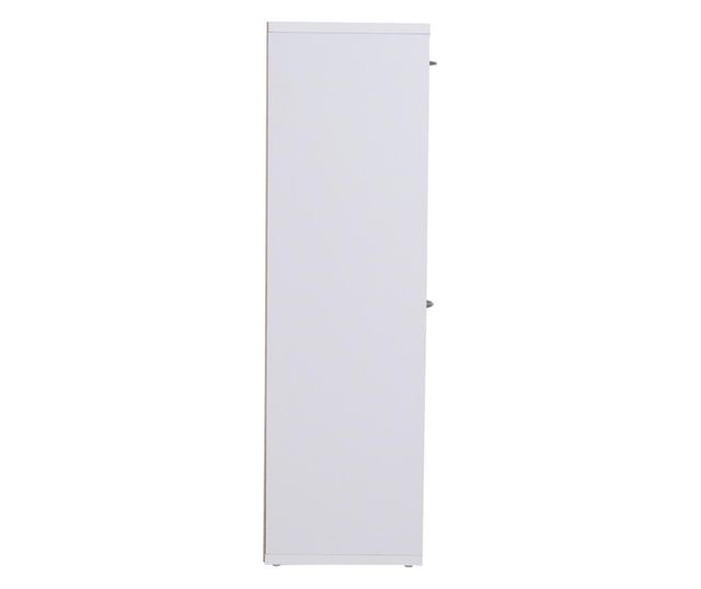 Homcom Dulap Pantofi Capacitate 24 Perechi Din Lemn, Alb, 120x24x81cm