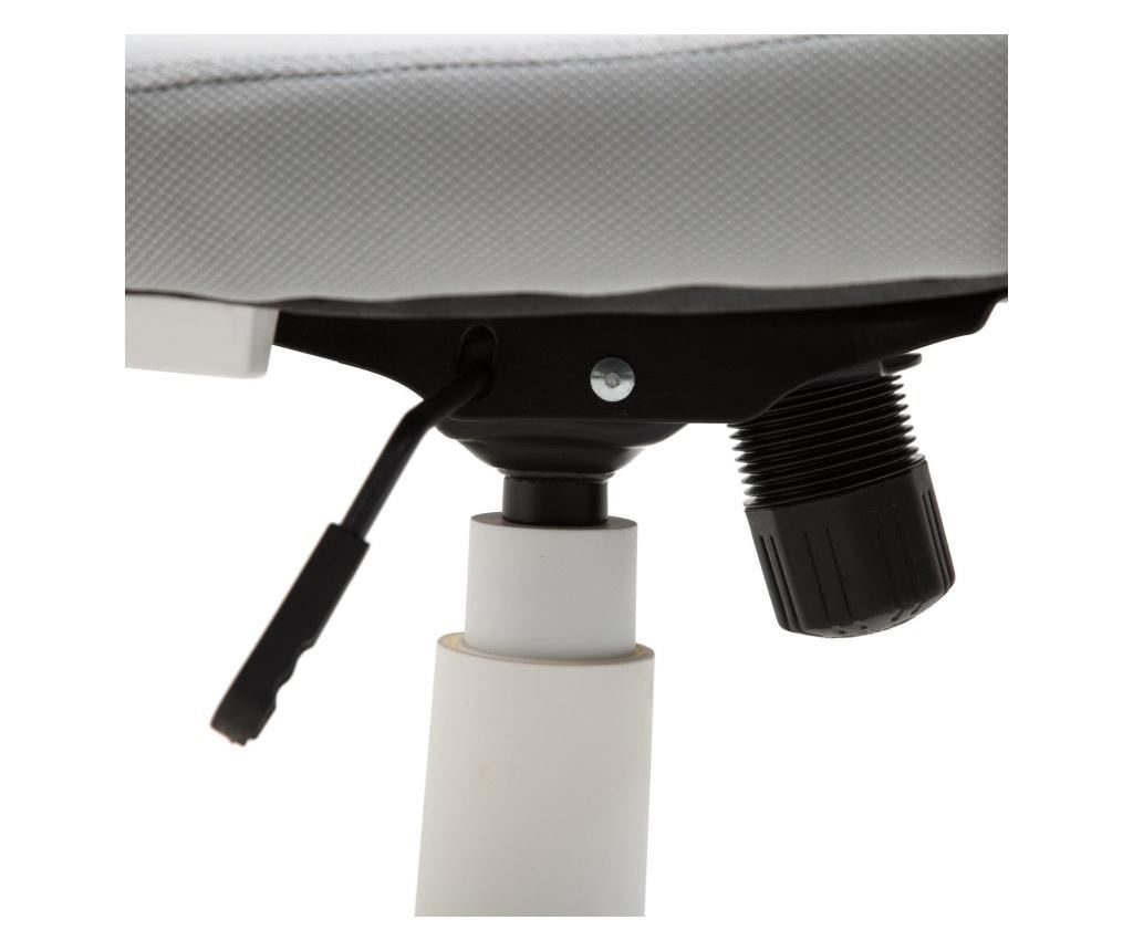 Homcom Scau De Birou Ergonomic Fotoliu Prezidential In Tesatura Reglabila Si Rotativ In Mesh, Grigio - 10