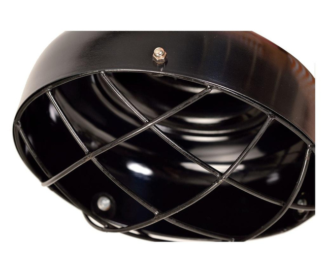 Lustra Giner Y Colomer, metal, max. 40 W, E27, negru, 24x24x27 cm