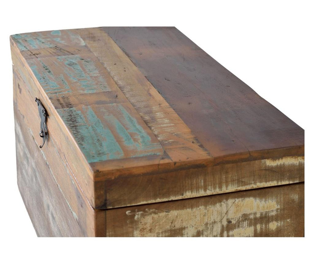 Cufar Giner Y Colomer, lemn reciclat, 80x40x40 cm, multicolor