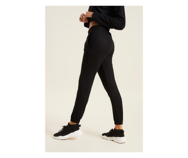 Pantaloni sport dama Quincey, negru