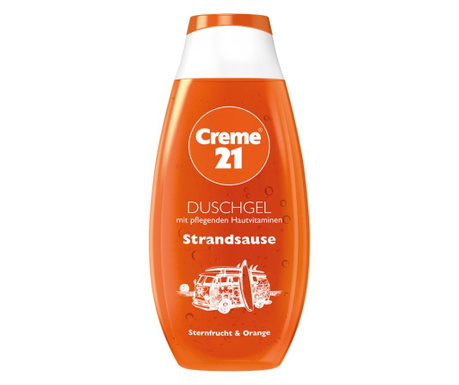 Crème 21 душ гел Strandsause, Портокал и Карамбола, 250 мл