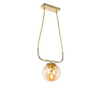 Lustra Squid Lighting, fier, standard bulb, max. 60 W, auriu, 24x6x65 cm