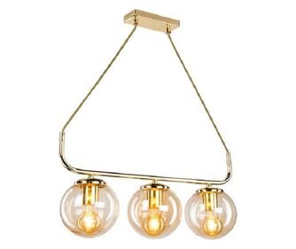 Lustra Squid Lighting, fier, standard bulb, max. 60 W, auriu, 58x58x70 cm