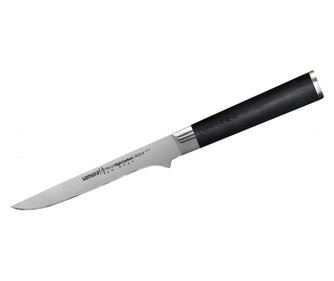 Samura-MoV csontozókés, AUS-8 acél, 16,5 cm, ezüst/fekete
