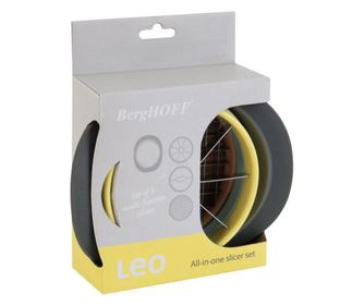Комплект за рязане BergHOFF-Leo, картофи, ябълки, манго, неръждаема стомана