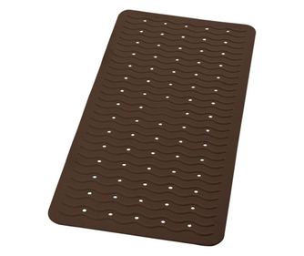 Covoras antiderapant dreptunghiular pentru cada Ridder Playa maro 38x80cm