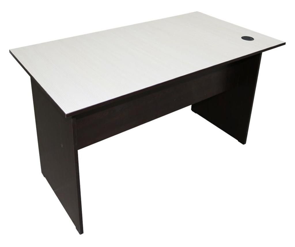Office Desk, Wenge/Brad, 130 x 75 x 70 cm