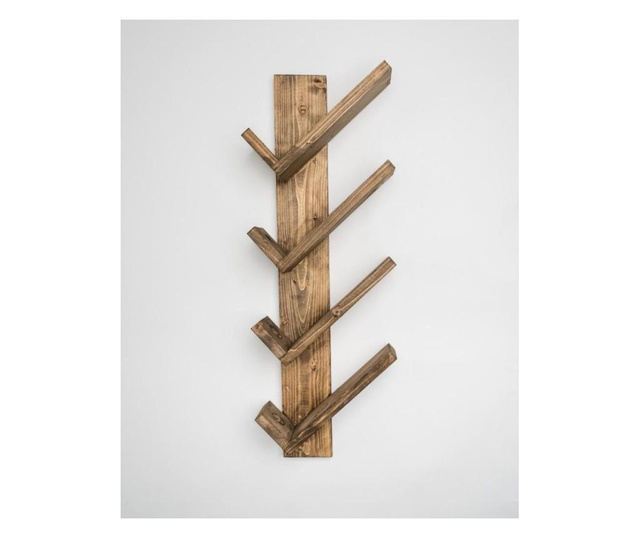 Suport Pentru Sticle De Vin, Descartes, 26x71x11.5 cm, Palisandru Got Wood, 26x12x71 cm