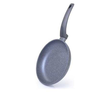 Tigaie Fissman-Grey Stone, 24x4.5 cm, aluminiu, gri