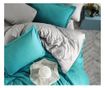 Set de pat Single Ranforce Nordqueen, Prestige Turquoise, bumbac ranforce, turcoaz