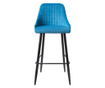 Set 2 scaune de bar Novita Home, Light Blue, albastru deschis, 55x51x108 cm