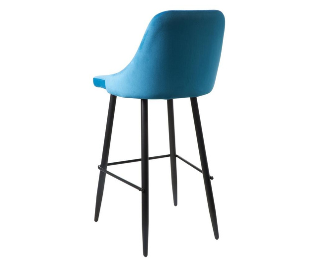 Set 2 scaune de bar Novita Home, Light Blue, albastru deschis, 55x51x108 cm
