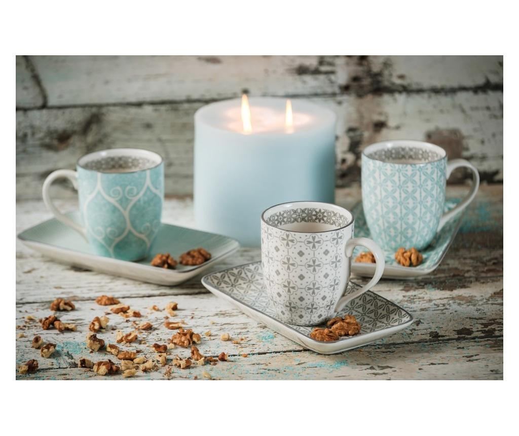 Porcelanasta skodelica M moderen dizajn 300 ml - 3