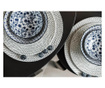 Black & Blue 16 Részes Modern Design Porcelán étkészlet 4 Személyre