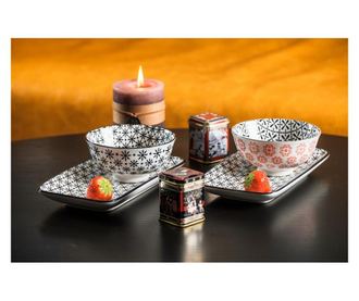 Asia Collection Asia Tea 4 Részes Modern Design Porcelán Teázó Készlet 2 Személyre