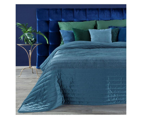 Frida Navy Blue Steppelt ágytakaró 220x240 cm