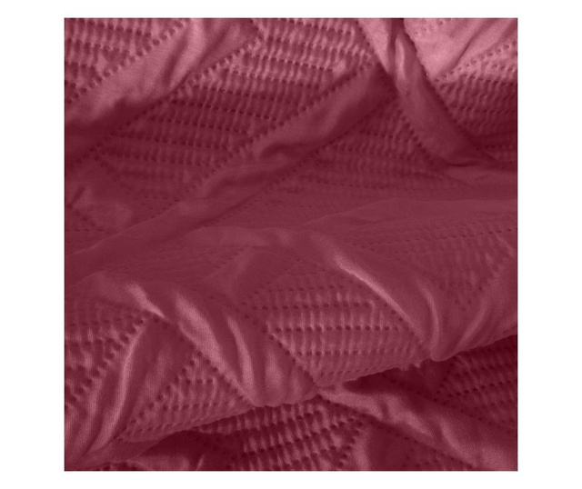 Cuvertura Eurofirany, Alara Burgundy, poliester, 230x260 cm, rosu burgund