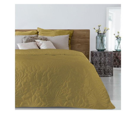 Prešito posteljno pregrinjalo Ariel Yellow 220x240 cm