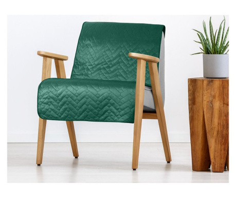 Prošivena navlaka za fotelju Luiz Dark Green 70x160 cm