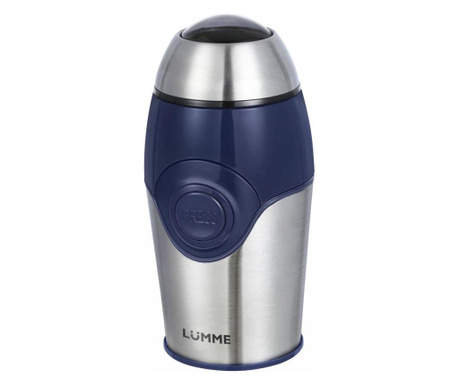 Rasnita De Cafea Lu-2604 D/tp, 200 W, 50 G, Argintiu/albastru