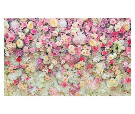 Фототапет Degrets 83997 Стена от цветя 3d  184x254 см