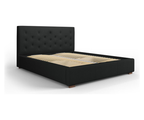 Łóżko Mura Black 178x223 cm