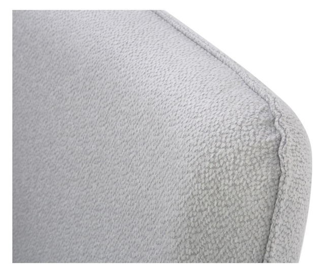 Leva kotna sedežna garnitura Verveine Silver Grey