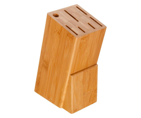 Suport pentru cutite Banquet, Banquet, lemn de bambus, 14x9x22 cm