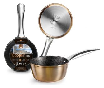 Ibili Natura Χάλκινη Κασόλα με Επένδυση Πέτρας, 16cm