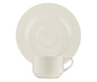 BONNA BANQUET Ceasca si farfurioara din portelan 80ml (BNC 02KFT)