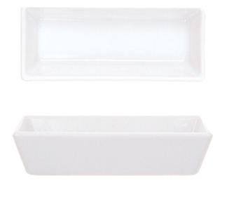 GURAL MERID Platou dreptunghiular adanc din portelan 10x4cm (MER 11 SO)