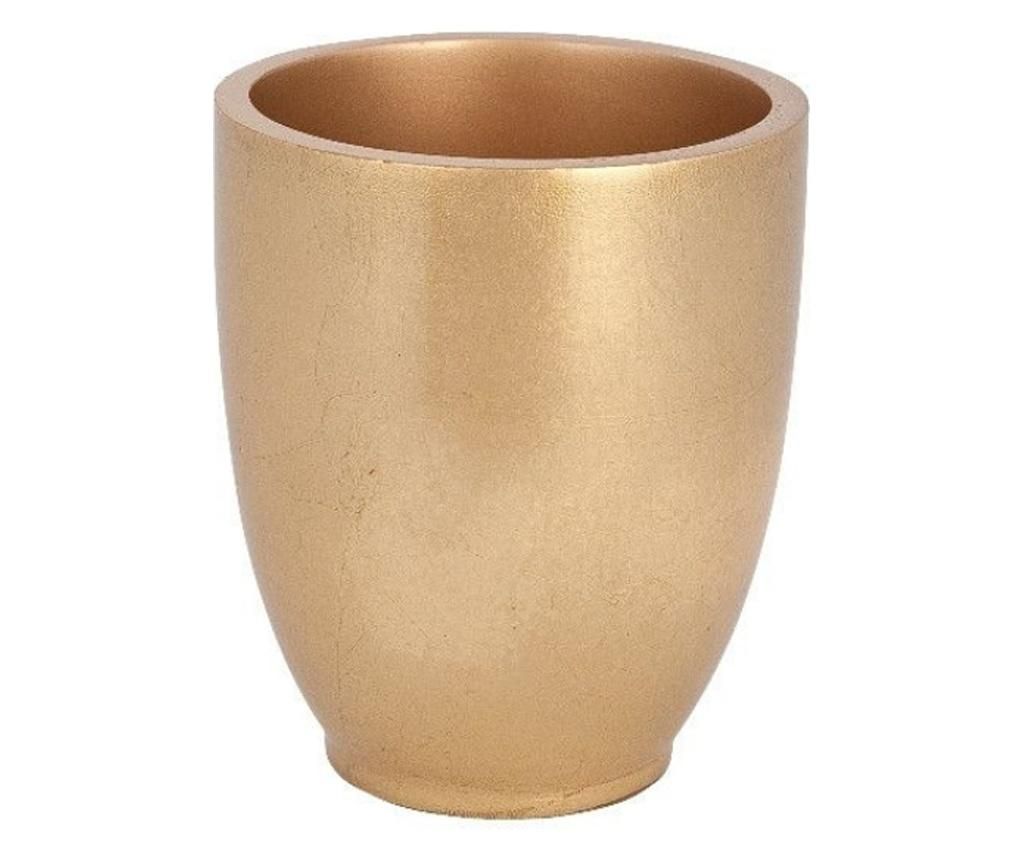 Wenko - pahar pentru periuțe de dinți, model Gold.