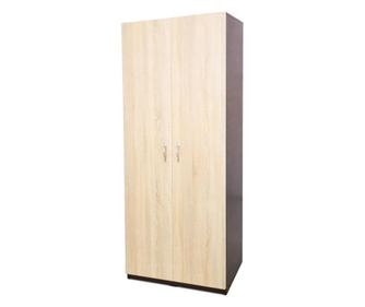 Dulap Wenge Cu 2 Usi Sonoma, Bara De Umerase Si O Polita De Depozitare, 200x80x45 Cm, Pal 18mm Si Cant Abs