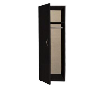 Dulap Tip Soldat Cu Polita Si Bara De Haine 200x45x45 Culoare Wenghe Din Pal De 18mm Si Cant Abs 04