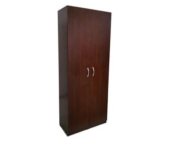 Dulap Cu 2 Usi, Raft Depozitare Si Bara De Haine 200x80x45 Cm,culoare Wenge Din Pal De 18 Si Cant Abs
