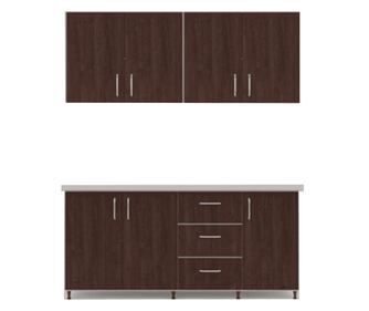 Bucatarie Star 180cm, Culoare Wenge, Pal 18mm