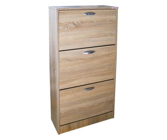 Pantofar 3 Usi Mic, Sonoma, 80 x 84 x 26 cm