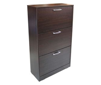Pantofar 3 Usi Mare, Wenge, 80 x 84 x 26 cm