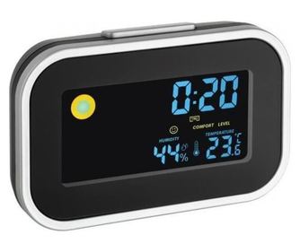 Termo-higrometru cu ceas si alarma TFA 60.2015