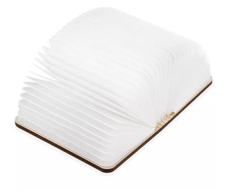 Lampa tip carte (agenda) cu coperti din lemn