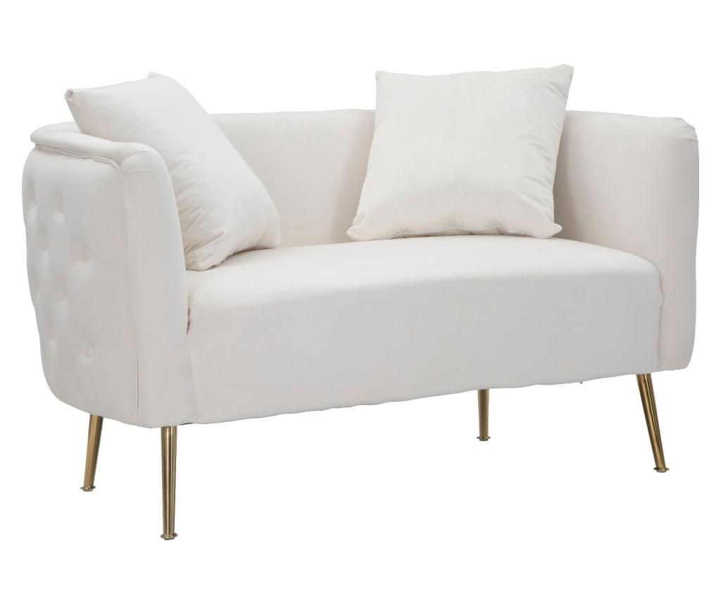 Bucharest krémszínű kanapé cm 127x74x73