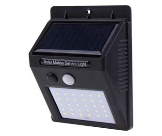 Lampa LED, MRG M250, Incarcare solara, Senzor de miscare, 30 x LED