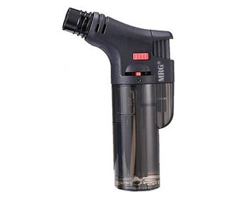 Arzator pe gaz MRG M-QL-001, Tip bricheta, Reincarcabil, Negru